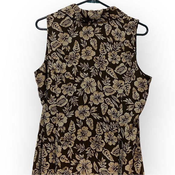 Coldwater Creek Dress Women’s Size P16 Button Down Front Sleeveless - Picture 10 of 11